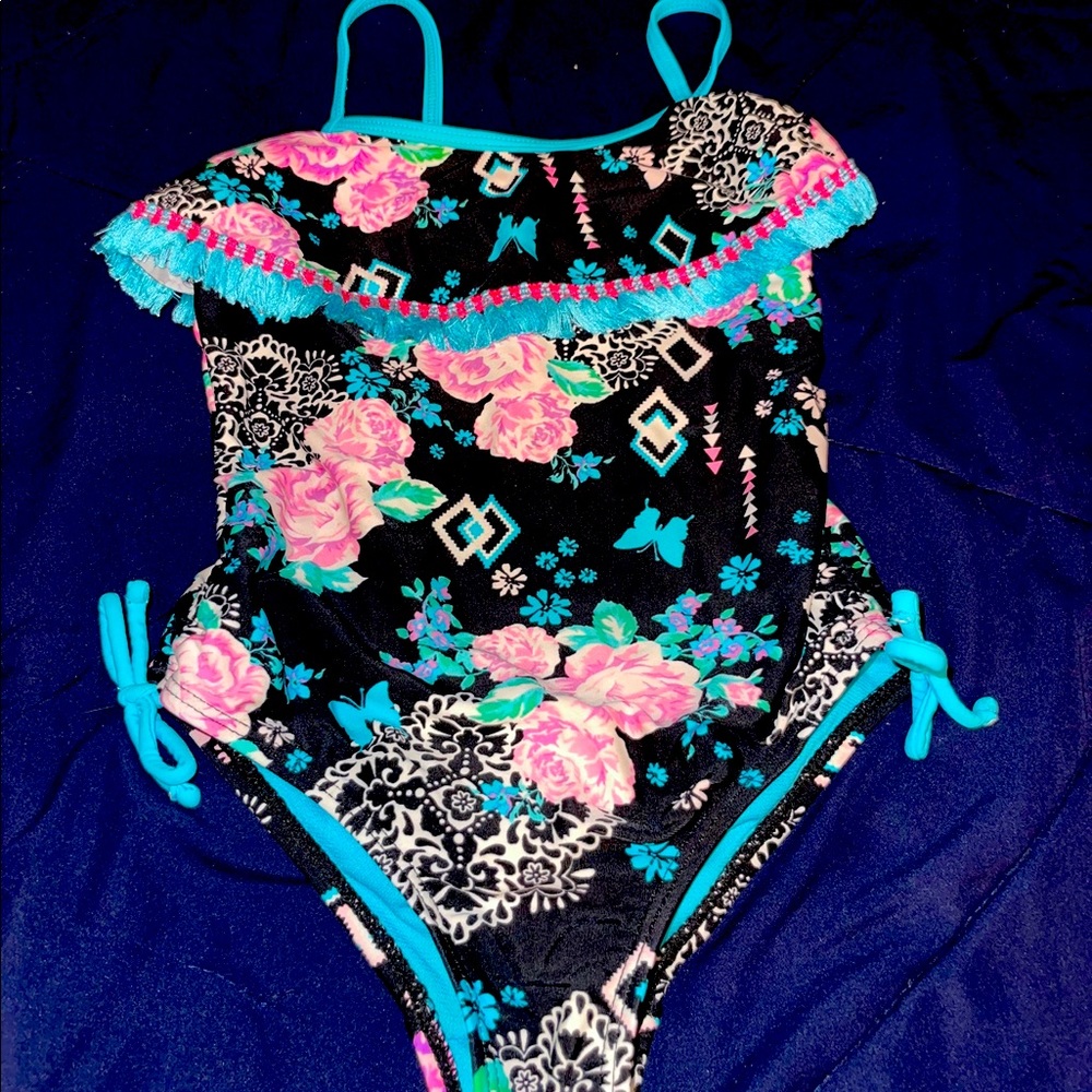 Breaking Waves Boutique Tassel one piece